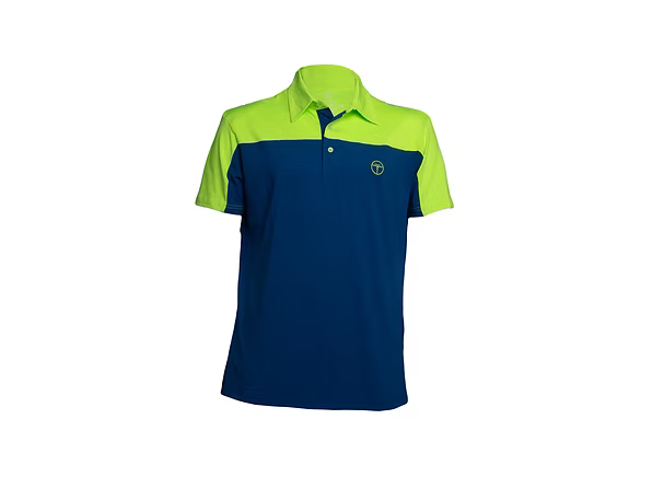 Men's Classic Performance Golf Polo Blue/Green