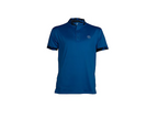 Men's Collarless Golf Polo Blue